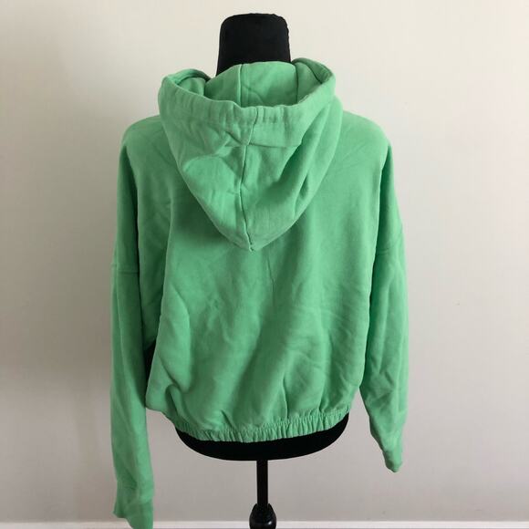 Offline by‎ Aerie Women's Green Zip-Up Hoodie Medium Cozy Cotton Blend NWT - Picture 8 of 9